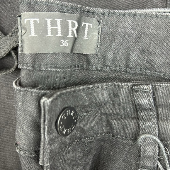 THRT DENIM ONYX (ONYX) BLACK SKINNY JEANS - Picture 4 of 4